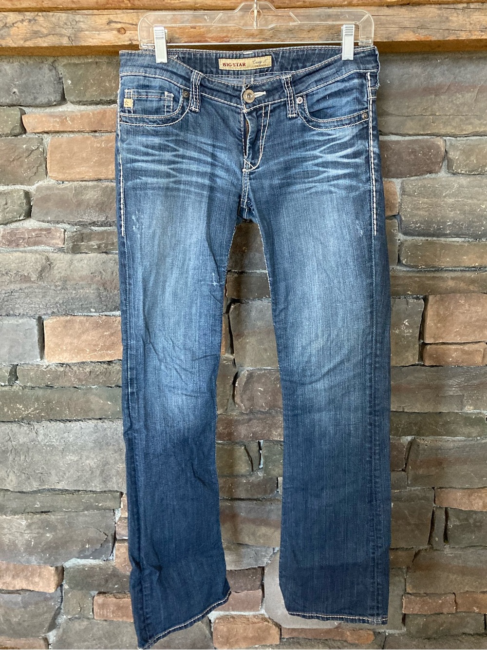 Vintage Big Star Y2K Casey K. Low Rise Bootcut Jeans Size 28L